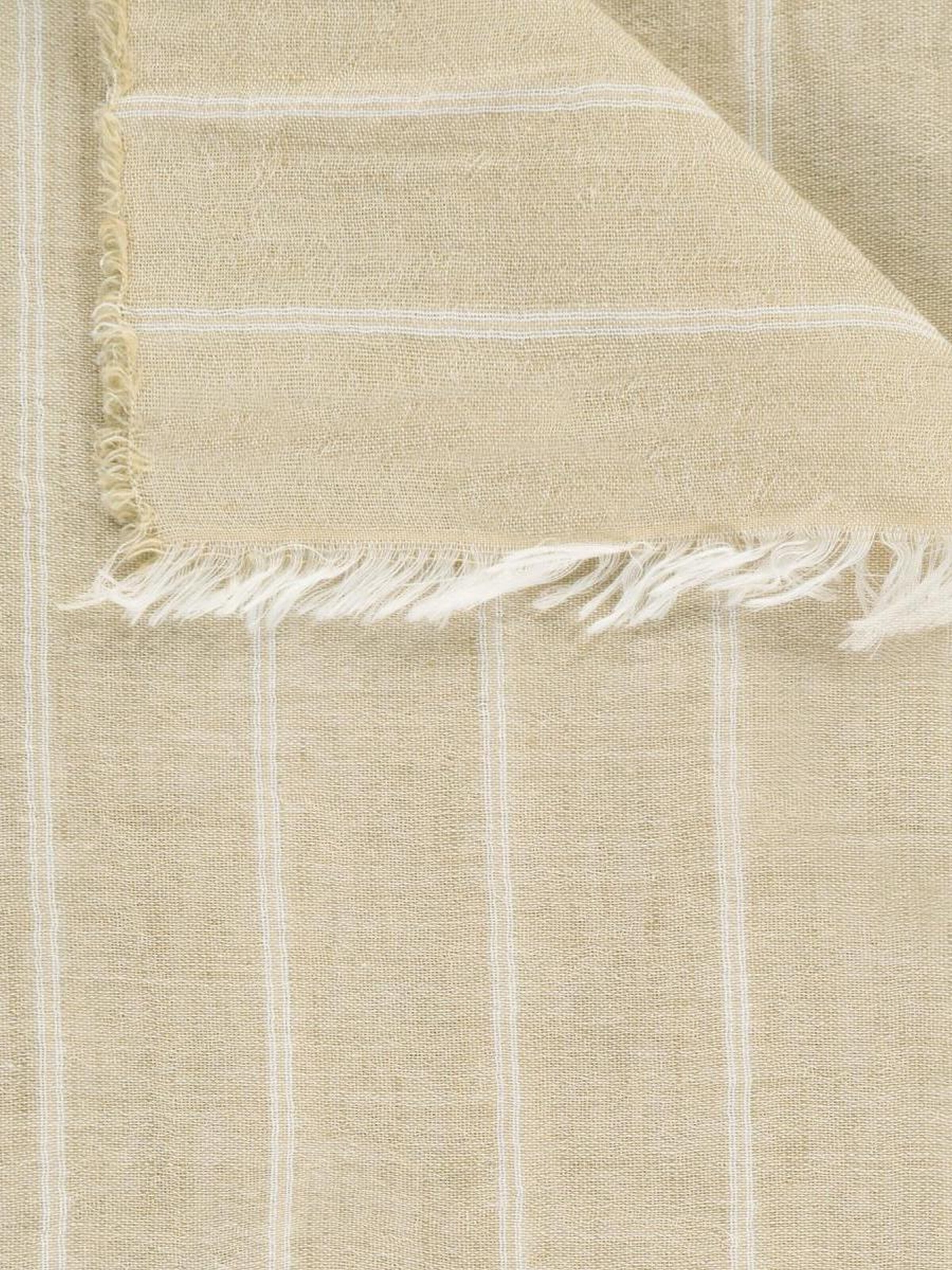 Passigatti Wrap 'Schal Herren gestreift' in Beige