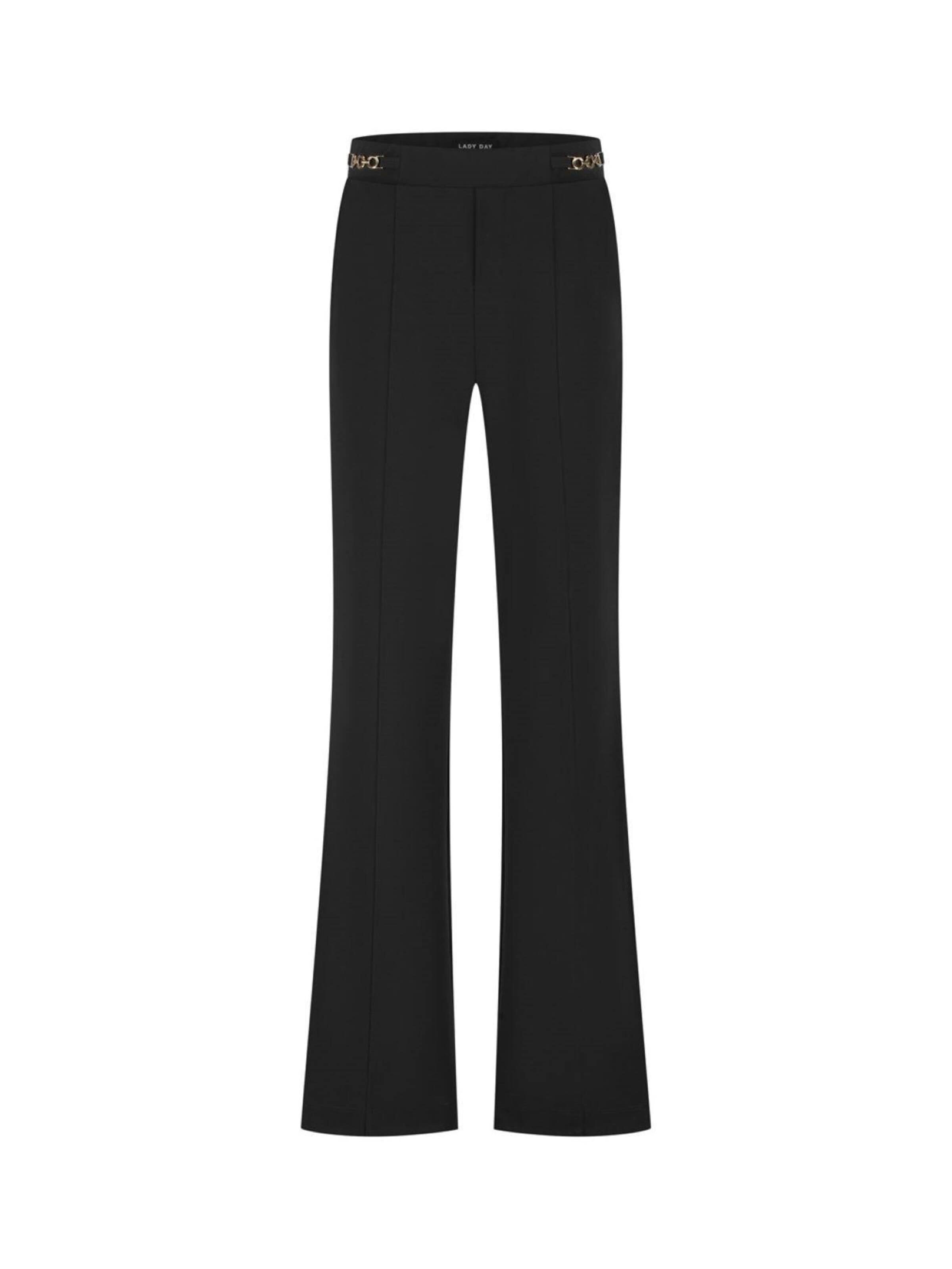 Lady Day Regular Broek 'Lady Day Nora zwart' in Zwart: voorkant