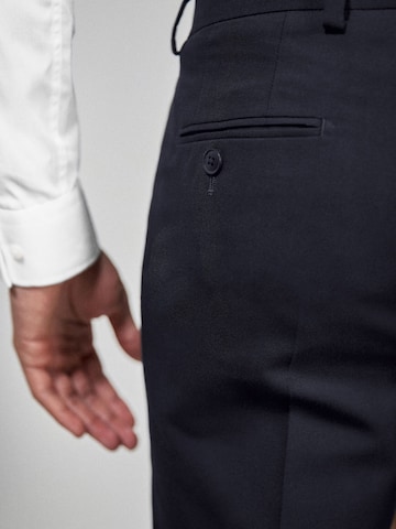 Next Štandardný strih Nohavice s pukmi - Modrá