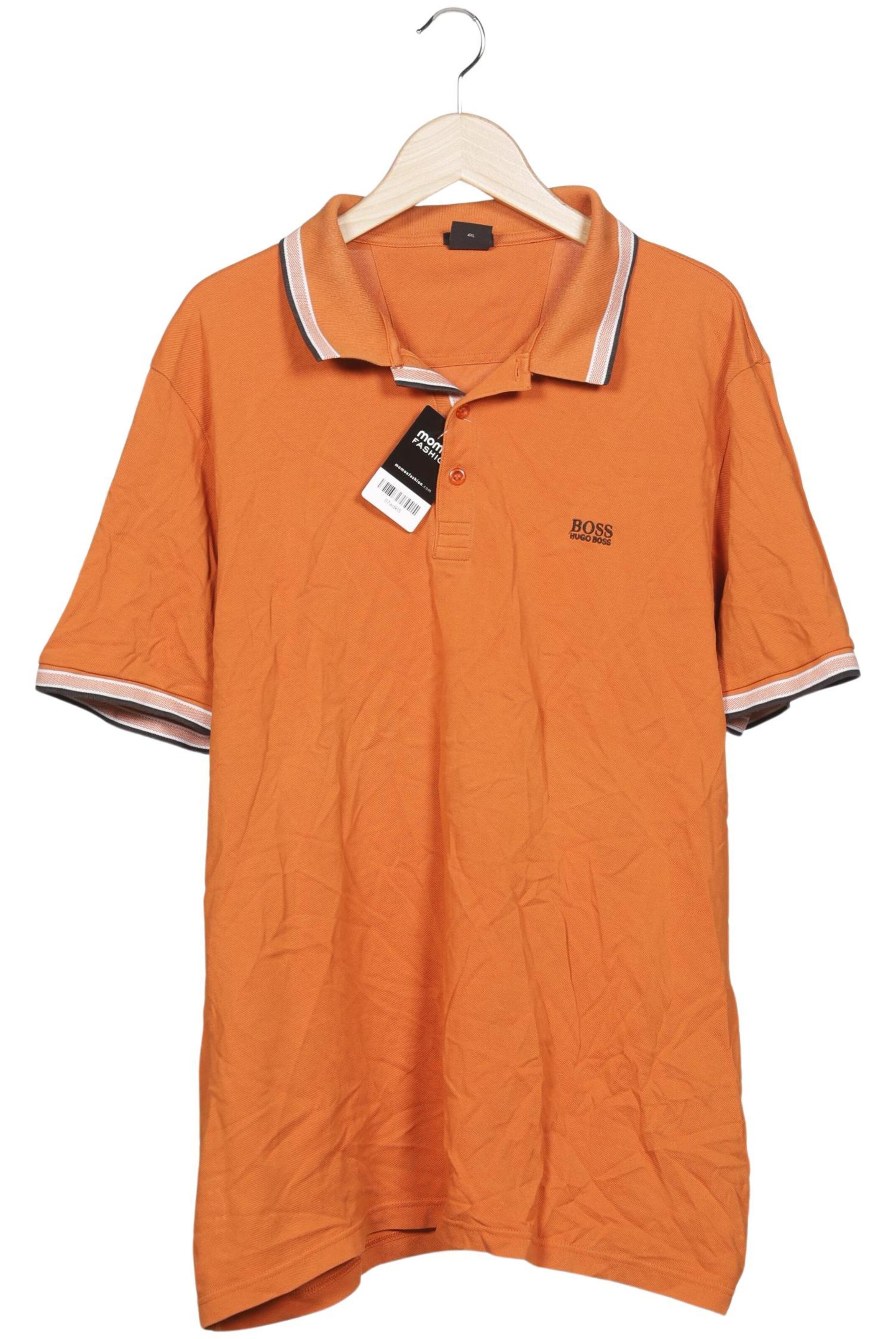 BOSS Black Shirt in 4XL in Orange: front