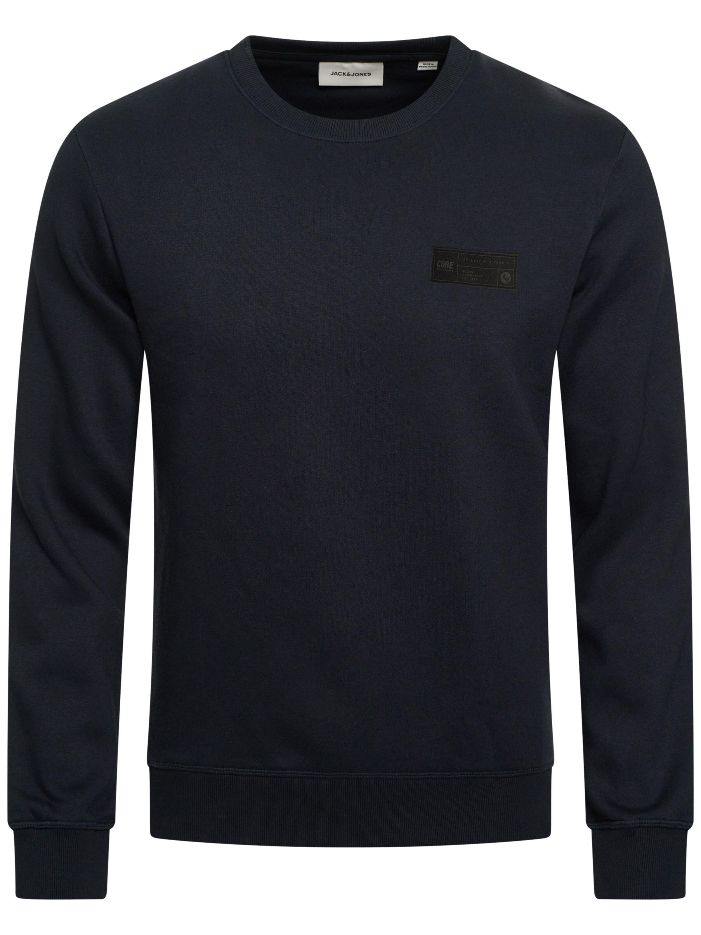 JACK JONES Sweatshirt 'JJCOPOPS'‌‌‌‌‌‌‌‌‌‌ in Blau