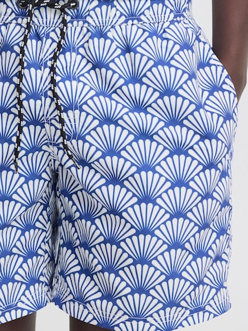 BLEND Swim Trunks ' BHRadcliff Retro ' in Blue
