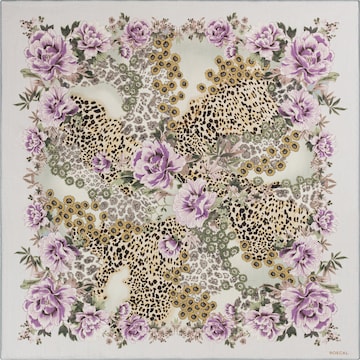 Foulard 'BLOOMING WILDERNESS WILDERNESS' Roeckl en beige : devant