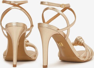 Kazar Strap Sandals in Gold