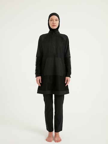 MARINA High neck Baddräktsklänning 'Modest Marina M2534-1' i svart: framsida