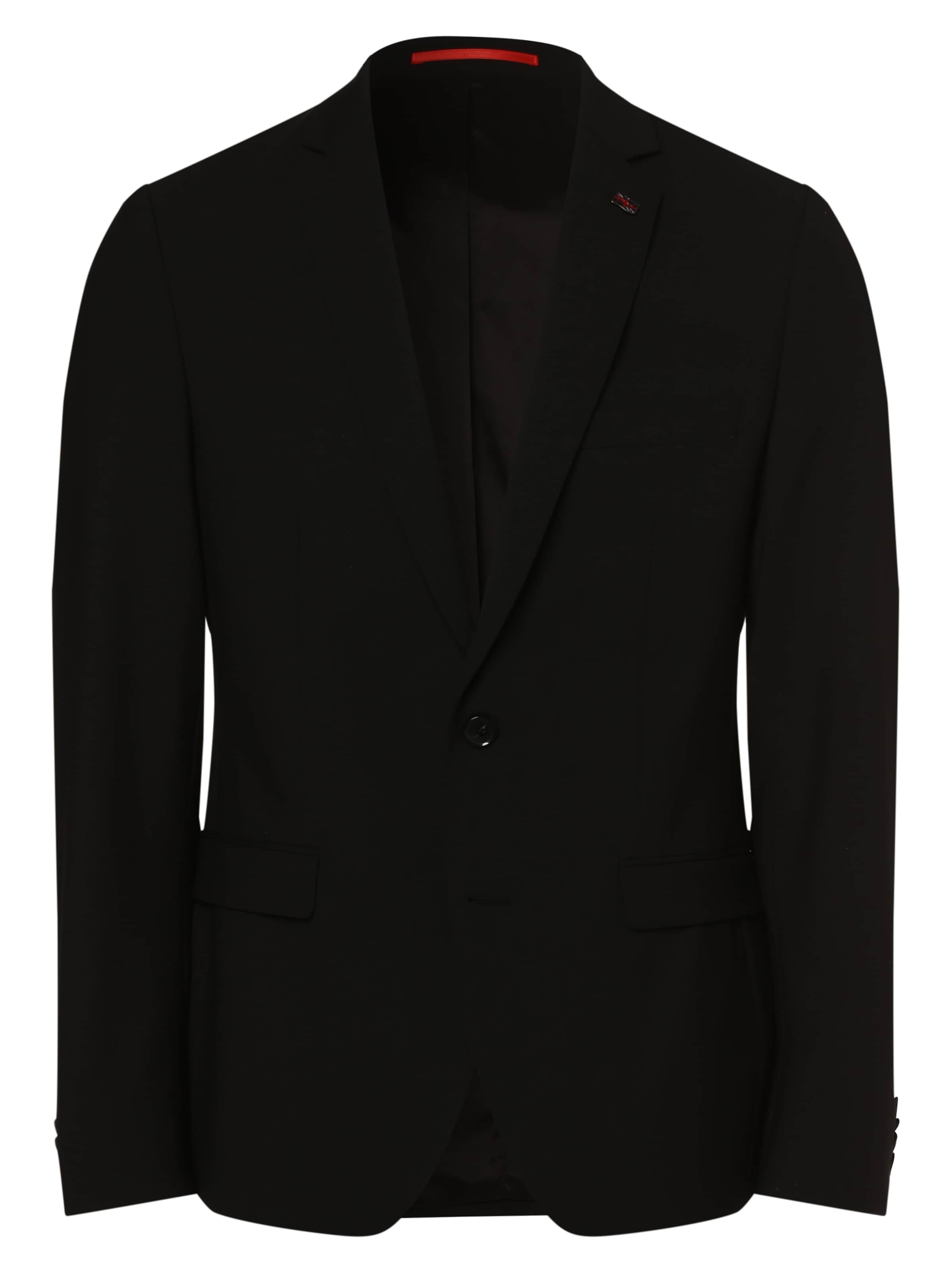 Finshley & Harding London Slim fit Blazer 'Brixdon' in Black: front
