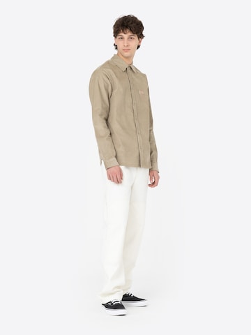 DICKIES Regular Fit Hemd 'Wilson' in Beige