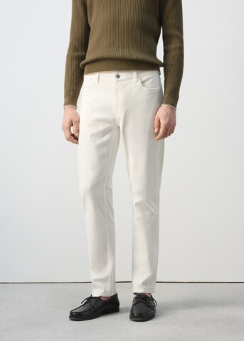 MANGO MAN Regular Jeans 'Patrickc' in White