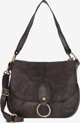 Campomaggi Shoulder Bag in Brown: front