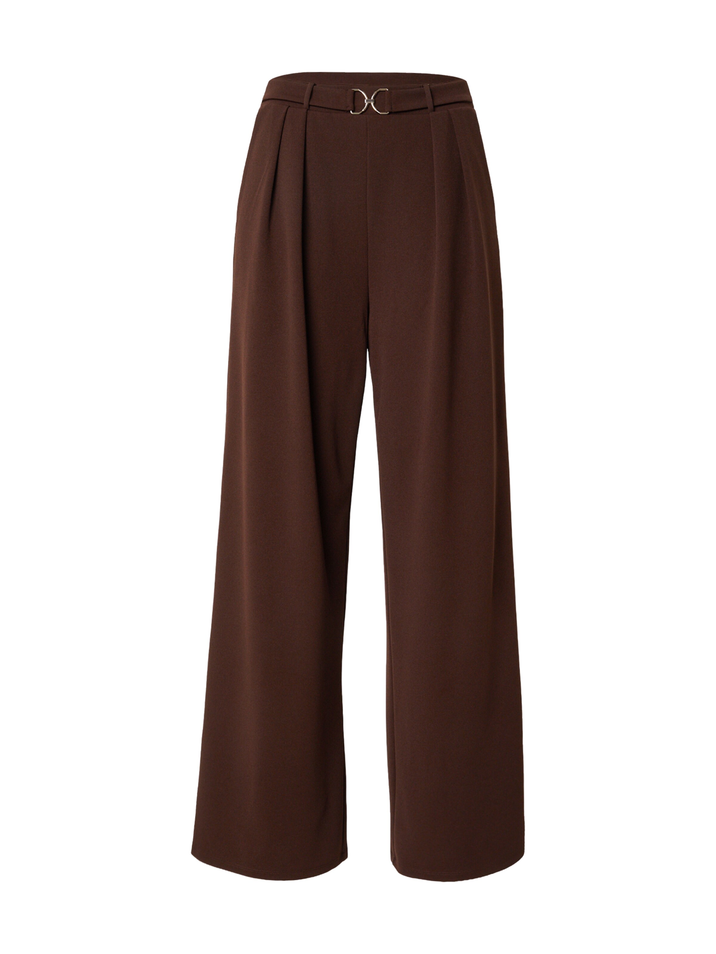 s.Oliver BLACK LABEL Wide Leg Hose in Braun: Vorderseite