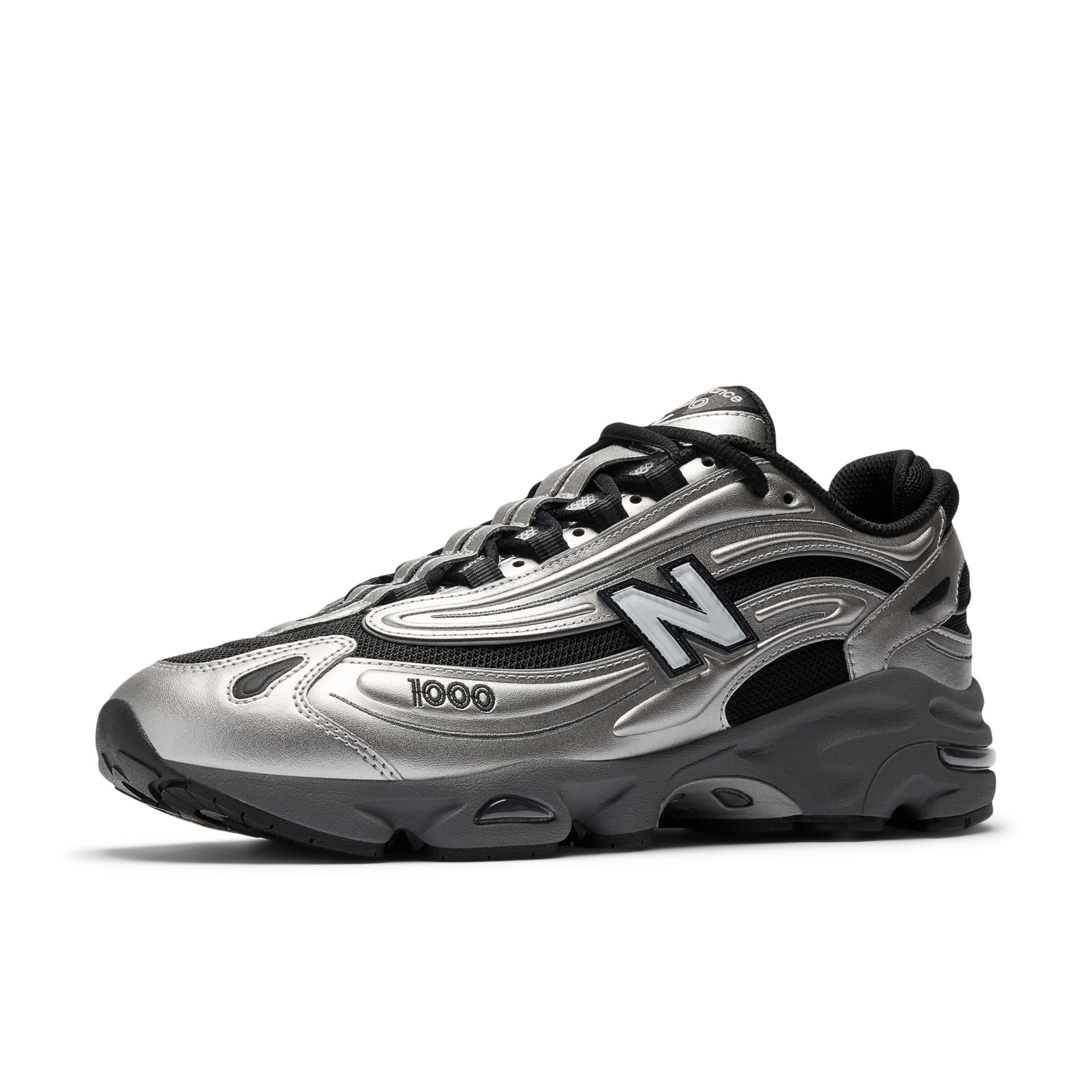 new balance - Sapatilhas baixas '1000' em prata: frente