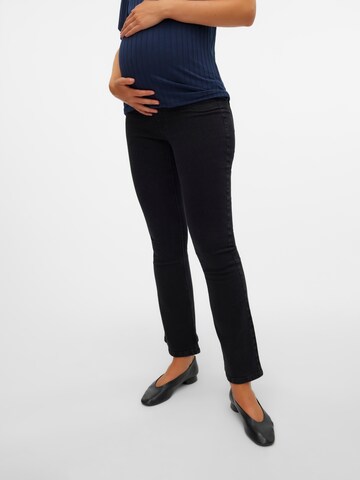 MAMALICIOUS Flared Jeans in Black