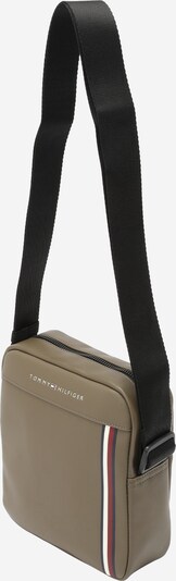 TOMMY HILFIGER Чанта за през рамо тип преметка в нейви синьо / каки / алено / бяло, Преглед на продукта