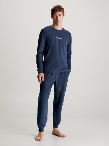Calvin Klein Underwear Regularen Majica | modra barva