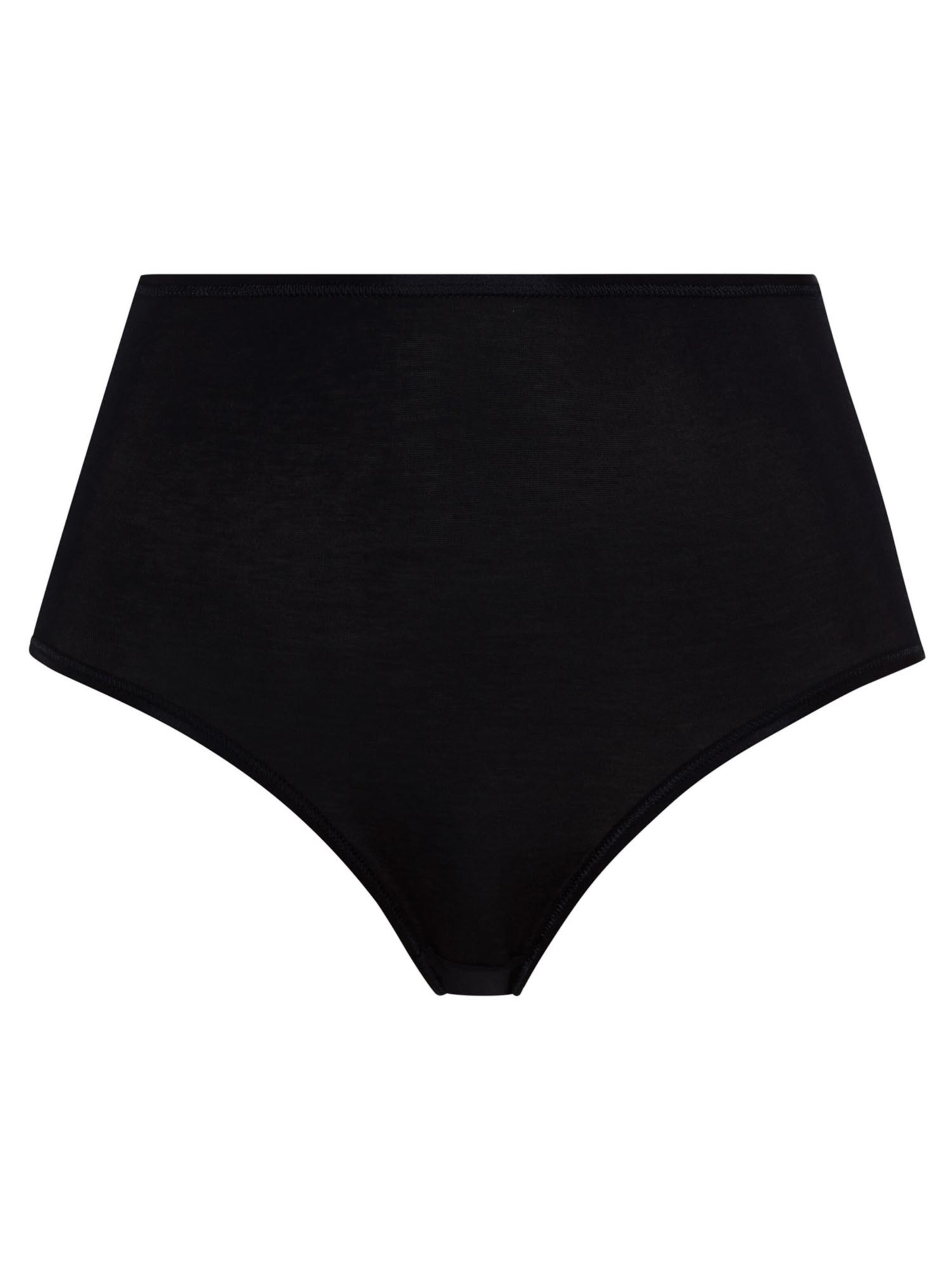 Hanro Panty 'Cotton Seamless' in Black: front