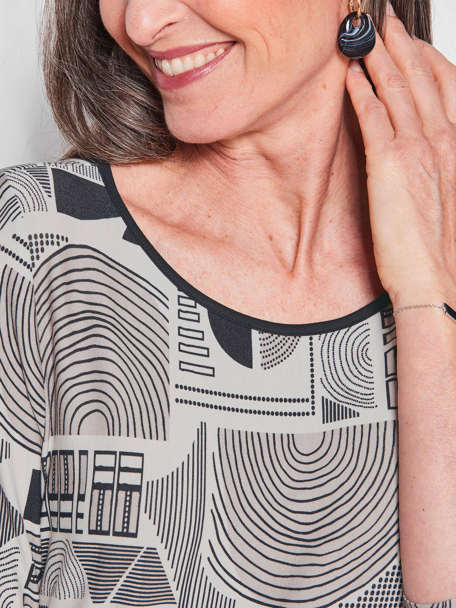 T-shirt Goldner en gris