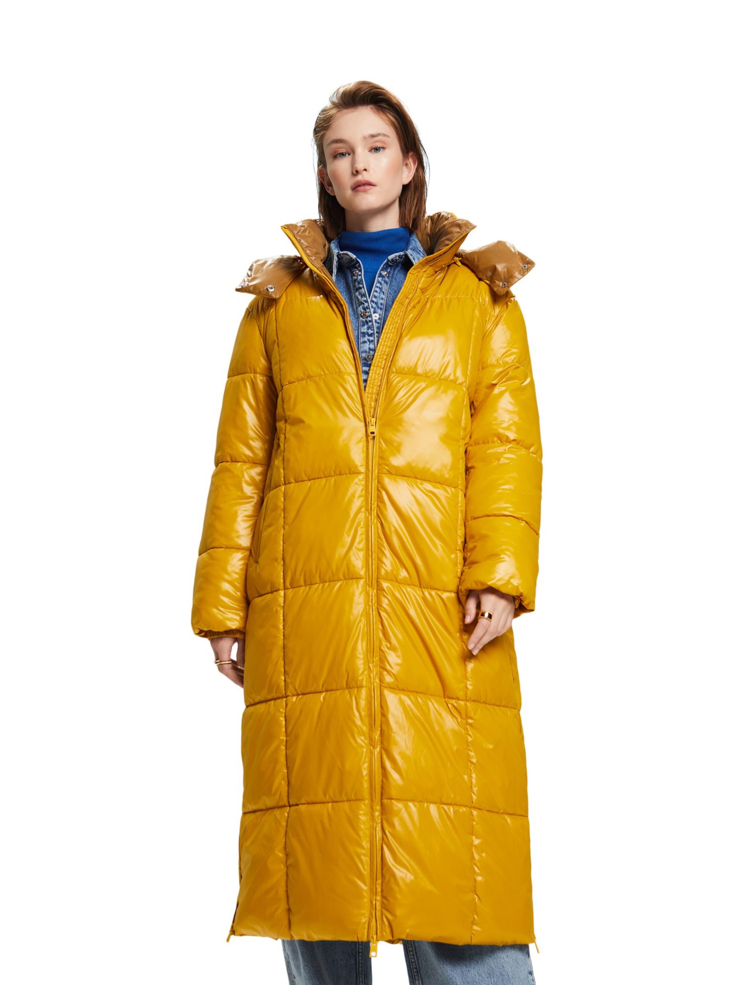 Manteau best sale hiver jaune