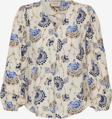 Fransa Blouse 'KALIA' in Beige: voorkant