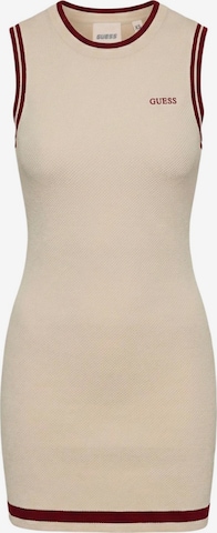 GUESS Jurk 'GABRY CN SL SHORT DRESS SWTR V6GK04 Z0648' in Beige: voorkant