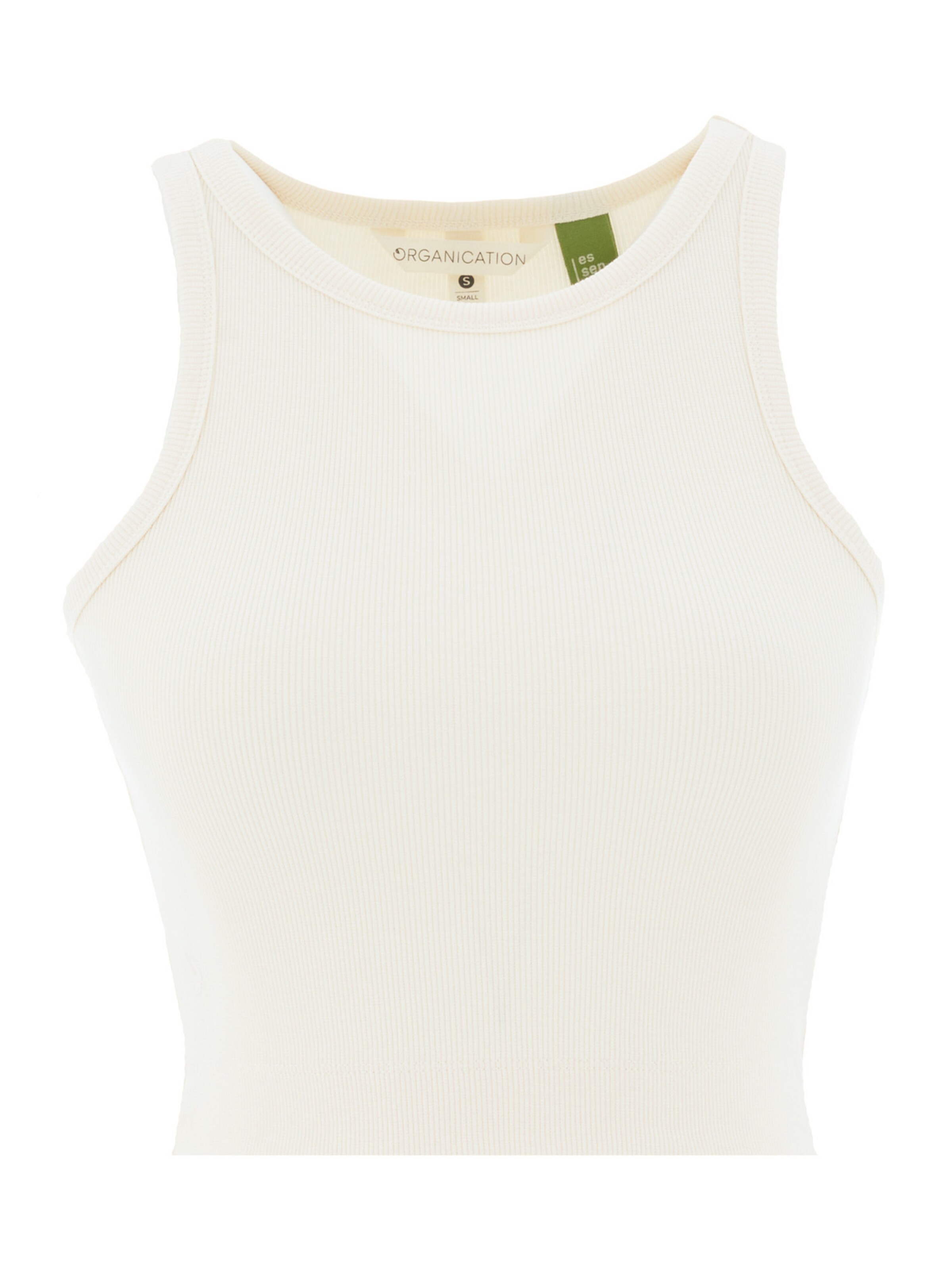 Organication Top in Weiß: Vorderseite