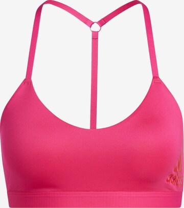 Reggiseno sportivo di ADIDAS SPORTSWEAR in rosa: frontale