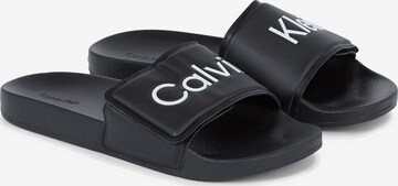 Saboți de la Calvin Klein pe negru