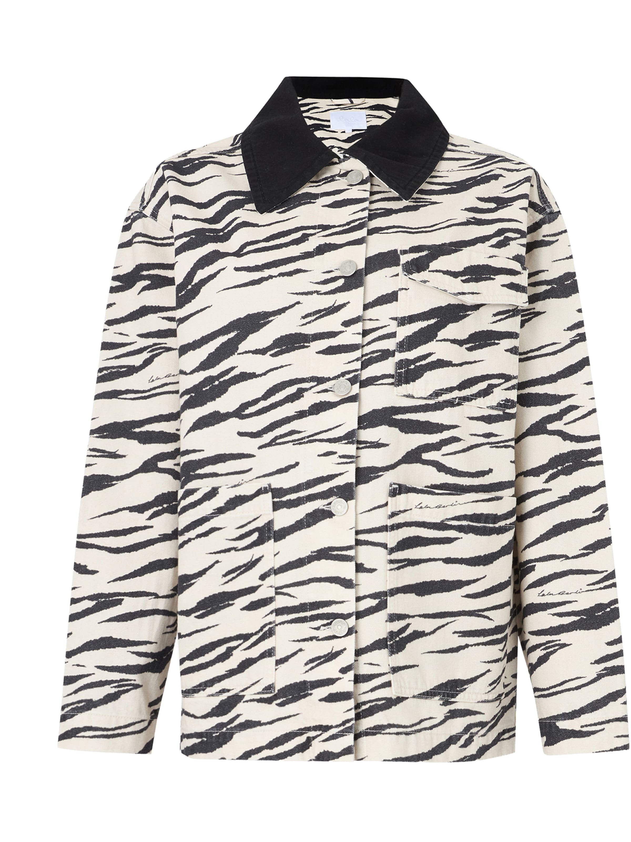 Lala BerlinPrijelazna jakna 'Jolanta' - bijela boja: prednji dio