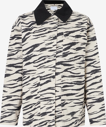 Lala BerlinPrijelazna jakna 'Jolanta' - bijela boja: prednji dio