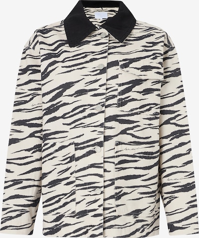 Lala Berlin Prijelazna jakna 'Jolanta' u crna / bijela, Pregled proizvoda