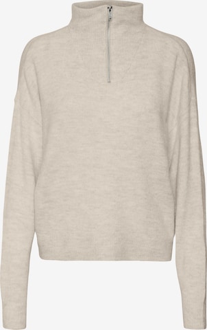 VERO MODA Trui 'ELLYLEFILE' in Beige: voorkant