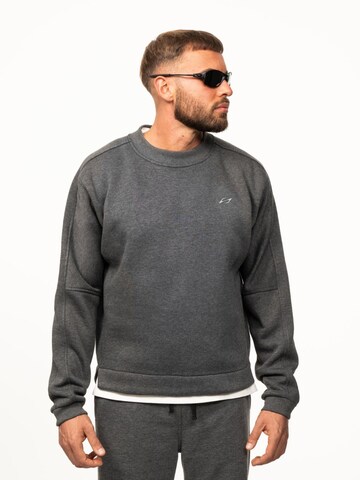 saved lab Sweatshirt 'SL-600 Sweatshirt Grey Melange'‌‌ in Grau
