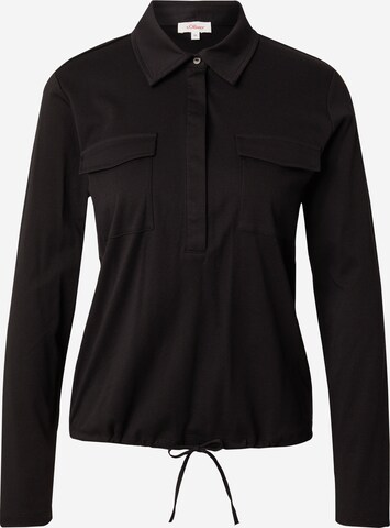 s.Oliver Shirt in Black: front