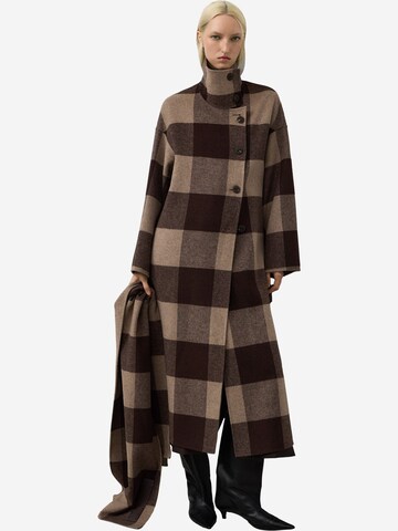 Adolfo Dominguez Mantel in Beige: Vorderseite