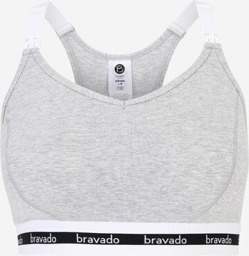 Bustino Reggiseno da allattamento di Bravado Designs in grigio: frontale