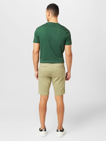 Bruun & Stengade Normální Chino kalhoty 'Massimo' – zelená