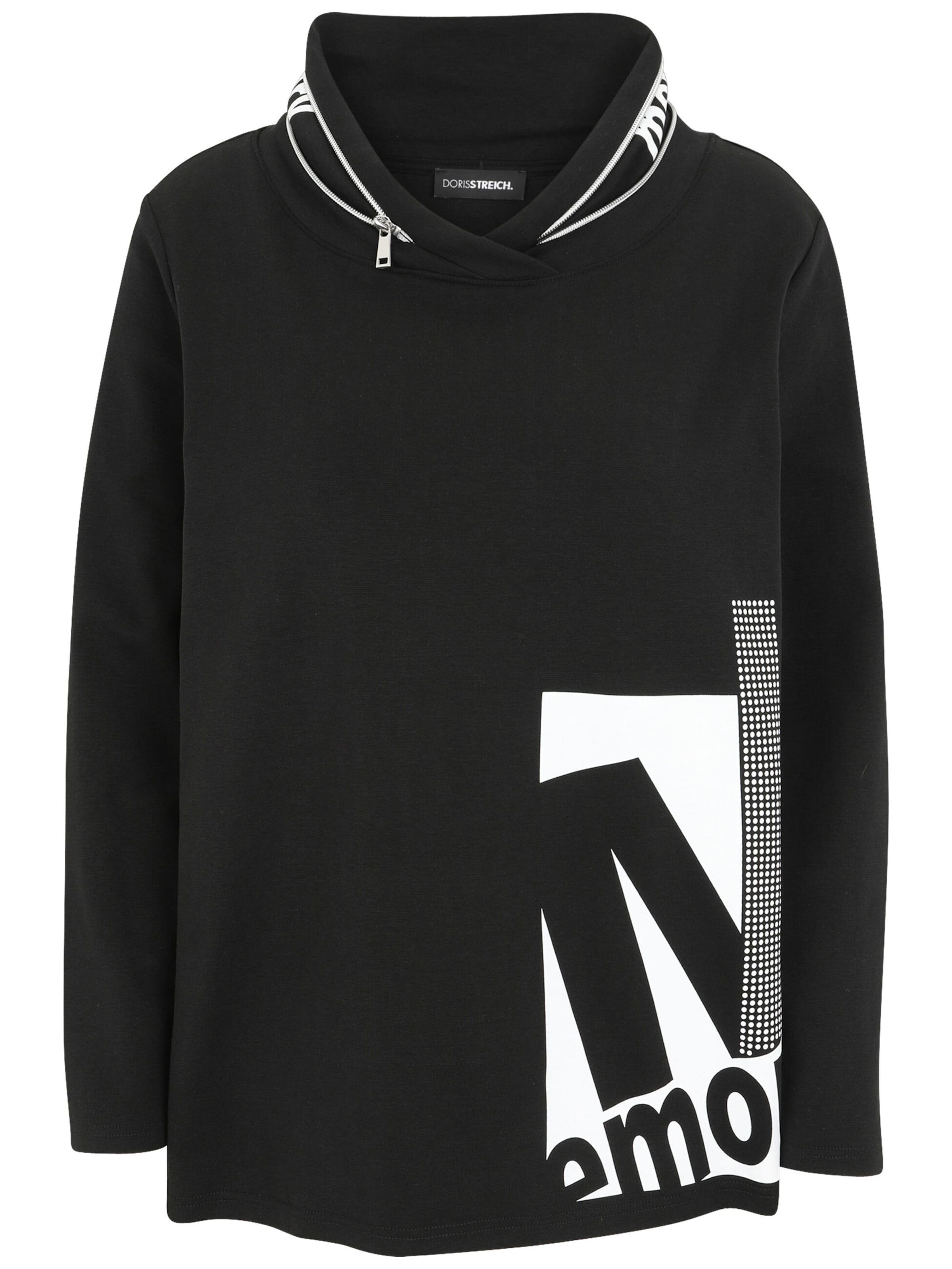 Doris Streich Sweatshirt in Black: front