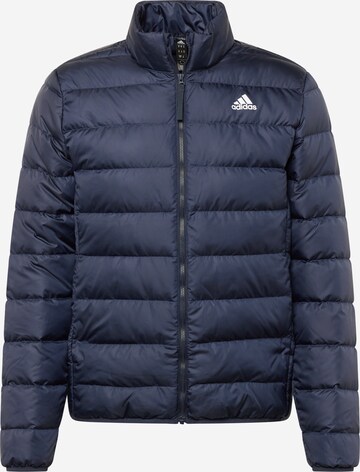 ADIDAS SPORTSWEAR Athletic Jacket 'Essentials' in Blue: front