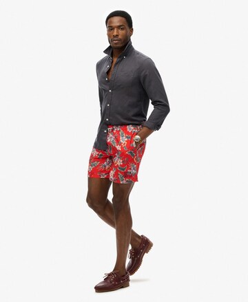 Superdry Zwemshorts in Rood