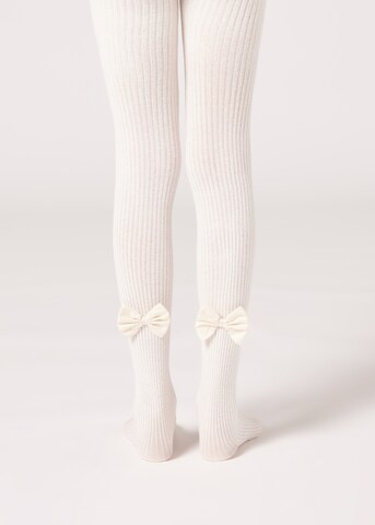 CALZEDONIA Tights in White