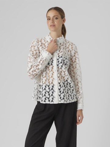 VERO MODA Blouse 'CLEO' in Wit: voorkant