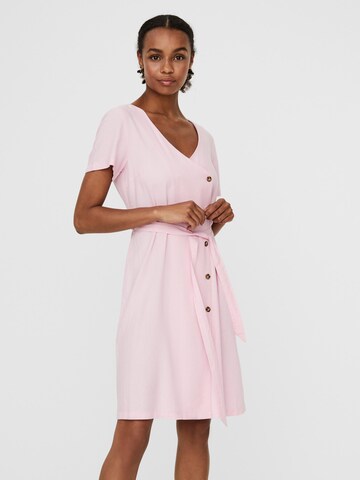 VERO MODA Kleid 'Astimilo' in Pink: predná strana