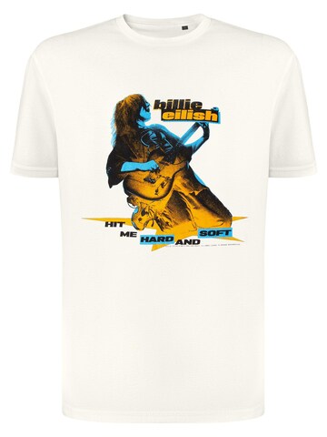 Maglietta 'Billie Eilish Solo Organic' di Rockshirts in bianco: frontale