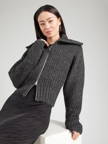 WEEKDAY Kardigan – šedá: přední strana