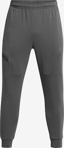 UNDER ARMOUR Tapered Sports trousers 'Unstoppable' in Grey: front