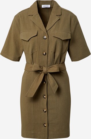 EDITED Shirt Dress 'Heaven' in Green: front
