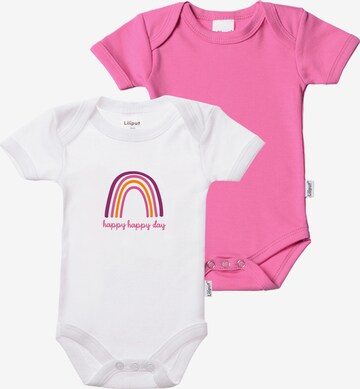 LILIPUT Baby-Body 'Regenbogen' in Pink: predná strana