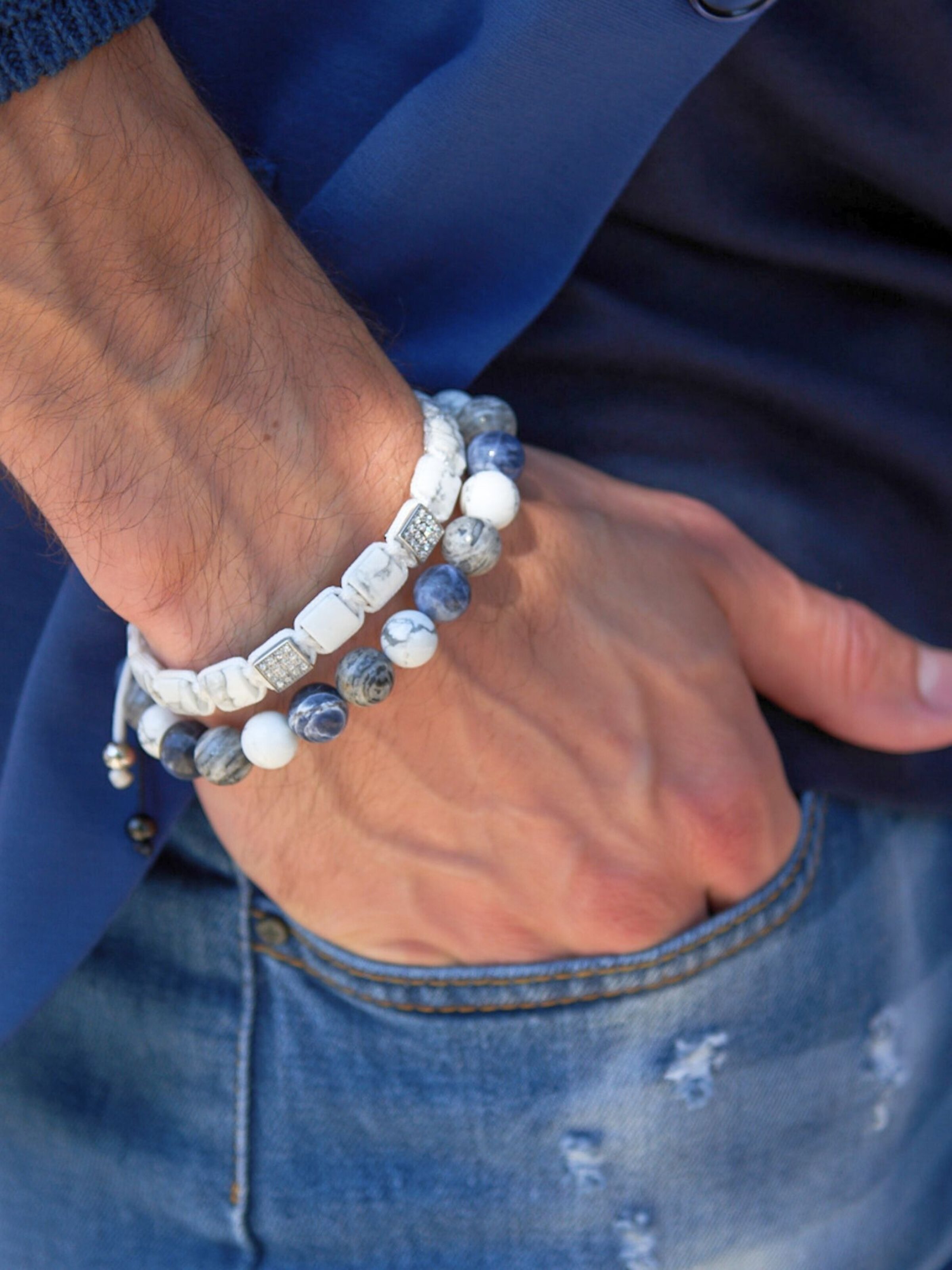 GT Collection Bracelet 'Single-Bead' in Mixed colours