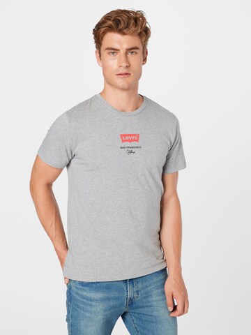 Regular T-Shirt 'Housemark Graphic Tee' LEVI'S ® en gris : devant