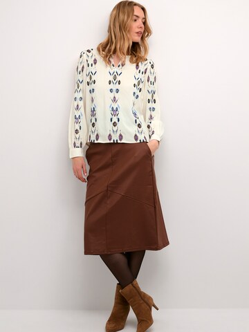 Cream Blouse 'Polly' in Beige