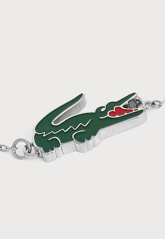 LACOSTE Bracelet 'Crocodile' in Silver: front